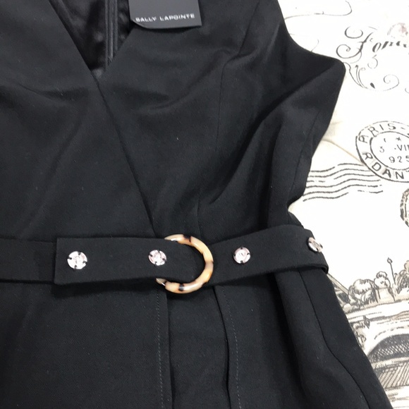 Sally LaPointe Wrap Belted Dress - Picture 7 of 12